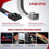 Wiring Harness Kit Brake Controller Wiring Harness Adapter for 2015-2021 Ram 1500 2500 3500, 1500 Classic 4500 5500 2019-2021, Ram 4500 5500 2016-2021 Towing Hitch Trailer RV