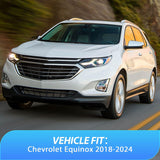 in-Channel Rain Guards for Chevrolet (Chevy) Equinox 2018 2019 2020 2021 2022 2023 2024, Vent Window Visors, Original Window Deflectors-4PCS