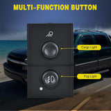 Fog Light and Cargo Lamp Switch Compatible with 2003 2004 2005 2006 Chevy Silverado 1500 2500 3500 Avalanche 1500 2500 2003-2006 GMC Sierra 1500 2500 3500 Cadillac Escalade w/Blue LED