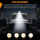 Boat Spotlight 60W 5000LM Magnetic LED Light 12V-24V Offroad | Remote Controlled 360° Rotating Spotlight with Magnetic Base for Boats Trucks Utvs Tractors Hunting and Search