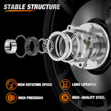 Front Wheel Bearing and Hub Assembly for Ford F-250 F-350 Super Duty 2011 2012 2013 2014 2015 2016, 4WD SRW (Not for DRW), 515130-2Pack