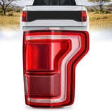 Taillight Assembly Compatible with 2015 2016 2017 Ford F150 F-150 Rear Tail Light with LED and Blind Spot System Lamp Replacement OE Style Radar Module NOT Included Passenger Side