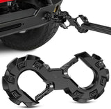 Quick Release S-Tow Shackle Hook – Heavy Duty Off-Road Recovery Hook, Fits Winch Rope & Recovery Strap, 11,000 LBS Working Load, for Jeep, SUV, ATV, Trailers, Forged Steel, Black