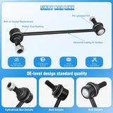 K750155 Front Sway Bar Links for Chevrolet Traverse 2009-2017 | for 2009 2010 2011 2012 2013 2014 2015 2016 2017 Traverse 2007-2016 GMC Acadia 2008-2017 Buick Driver and Passenger Side