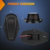 LED Cab Marker Lights 5 PCS 16 LED Smoke Lens Amber Clearance Roof Running Light Compatible with1984-1997 Ford F150 F250 F350 Pickup Trucks 1988-1997 Ford F Super Duty