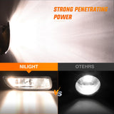 Fog Lights Assembly Compatible with 2003 2004 Toyota Corolla w/H3 12V 55W Bulbs Clear Lens Driver and Passenger Side