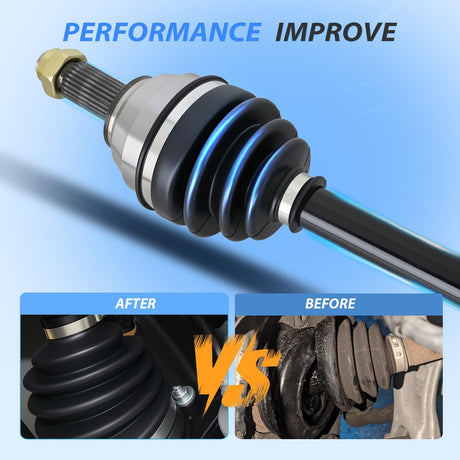CV Axle Shaft Assembly Compatible with 2010 2011 2012 2013 2014 Subaru Outback Legacy H4 2.5L/H6 3.6L Half-Shaft Assemblies Replacement Front Wheel Driver and Passenger Side
