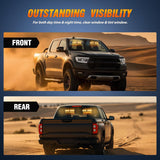 40LED Amber Emergency Strobe Traffic Advisor Light Bar with Suction Cups Dash Safety Warning Hazard Flashing Lights Interior Front/Rear Windshield for Trucks Construction Vehicles