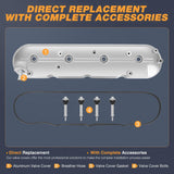Engine Valve Cover for Cadillac Escalade 2009 2010 2011 2012 2013 2014, Chevrolet Silverado Suburban 1500 2500 3500 2009-2015 2016 2017 2018 2019, Express 2009-2020, for GMC Savana 2009-2020