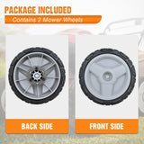 Lawn Mower Drive Wheels Replacement 8 Inch 580365301 593198101 Assembly, Lawnmower Wheels Compatible with Husqvarna HU700 HU800 HU625 HU775, Craftsman GCV-160 and More, 2-Pack