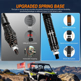 RGB LED Whip Light 2PCS 2FT Spiral Antenna Whips | APP and Remote Control with DIY Chasing Patterns Turn Signal Brake Reverse Functions and Spring Base for ATV UTV RZR and Jeep