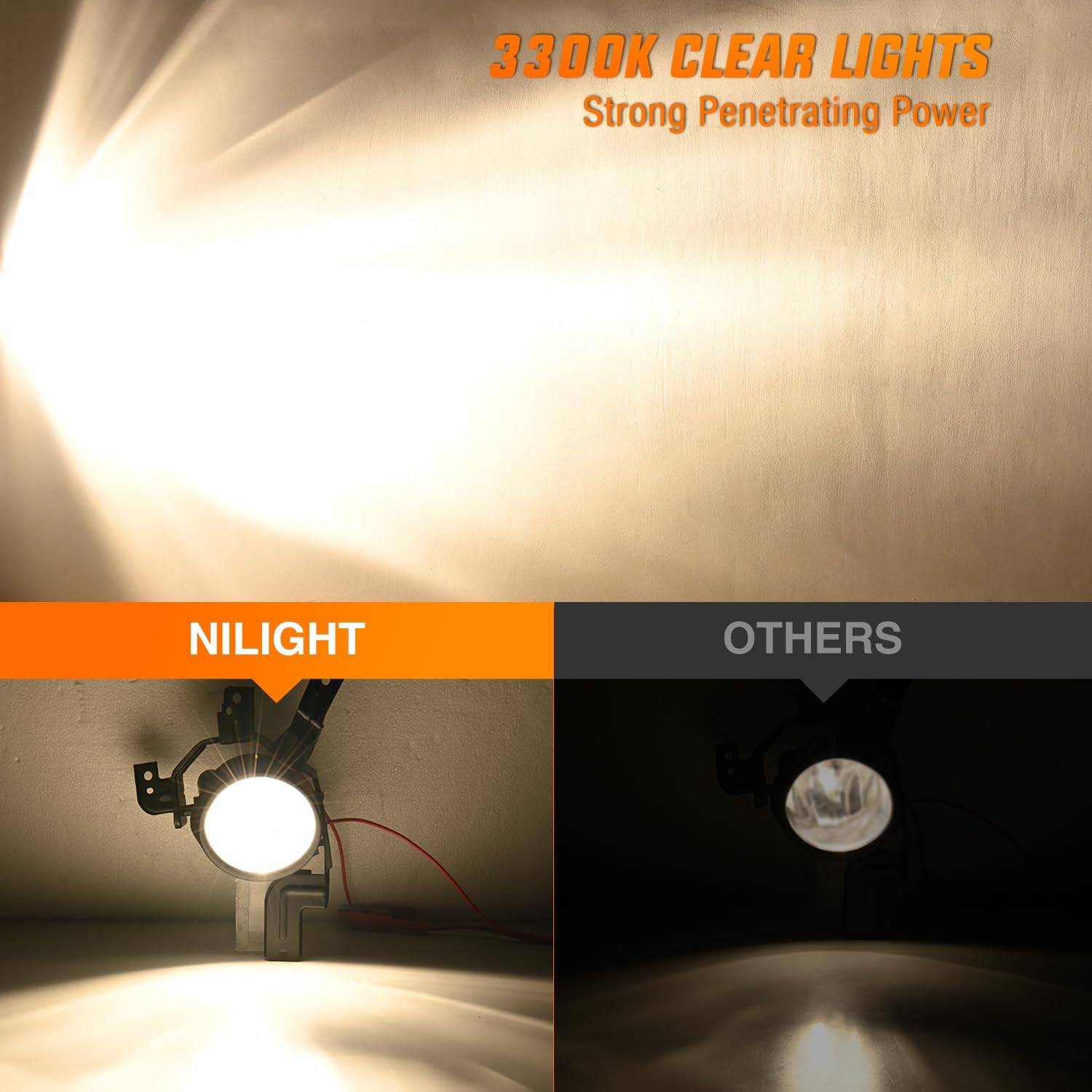 2007-2009 Honda CRV EX EX-L LX Fog Lights Assembly Clear Lens Nilight