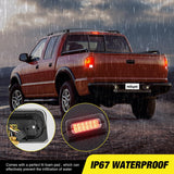 Third Brake Light for Chevy S10 GMC Sonoma 1994-2003, Smoked Lens | for Chevy S10 GMC Sonoma 1994-2003, Isuzu Hombre 1996-2000, High Mount 3rd Stop LED Lights Replacement