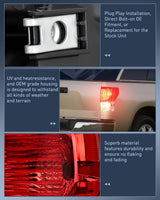 Taillight Assembly Compatible with 2007 2008 2009 2010 2011 2012 2013 Toyota Tundra Rear Tail Light Lamp Replacement OE Style Right Passenger Side