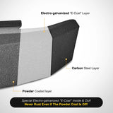 Rear Bumper Nilight Rear Step Bumper for 2009 2010 2011 2012 2013 2014 Ford F150 Full Width Pickup Truck Rear Step Textured Black Solid Steel Offroad with 2X Upgraded 18W LED Lights D-Rings, 2 Years Warranty