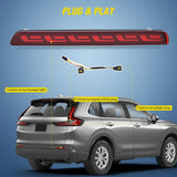 Red Lens Rear Bumper Tail Light for 2023-2024 Honda CR-V | LED Reflector Rear Bumper Lamps Brake Turn Signal Sequential Flashing Driving Taillights Replacement