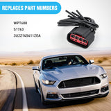 HVAC Blower Motor Resistor Connector Fit for Ford Expedition Explorer F-150 2004-2018, Lincoln Mark Lt Navigator, Mercury Montego 2005 2006 2007, Replaces WPT688, 3U2Z14S411ZEA