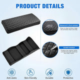 Center Console Cover Fit for Toyota Camry 2025 2026 LE SE XLE XSE | Premium Nappa Leather Armrest Cover for Toyota Car Accessories Waterproof Middle Arm Rest Cover Pad Armrest Box Cushion Black