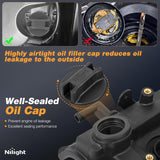 Pair Engine Valve Cover Set for Infiniti I35 2002 2003 2004, for Nissan Altima 2002 2003 2004 2005 2006, Maxima 2002-2006 2007 2008, Quest 2004-2009, Murano 2003 2004 2005 2006 2007