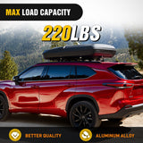 Roof Rack Cross Bars Compatible with Toyota Highlander 2020 21 22 23 24 2025 with Side Rails, Adjustable Aluminum Less Wind Noise Car Crossbars for Cargo Carrier Luggage Kayak Tent SnowboardX