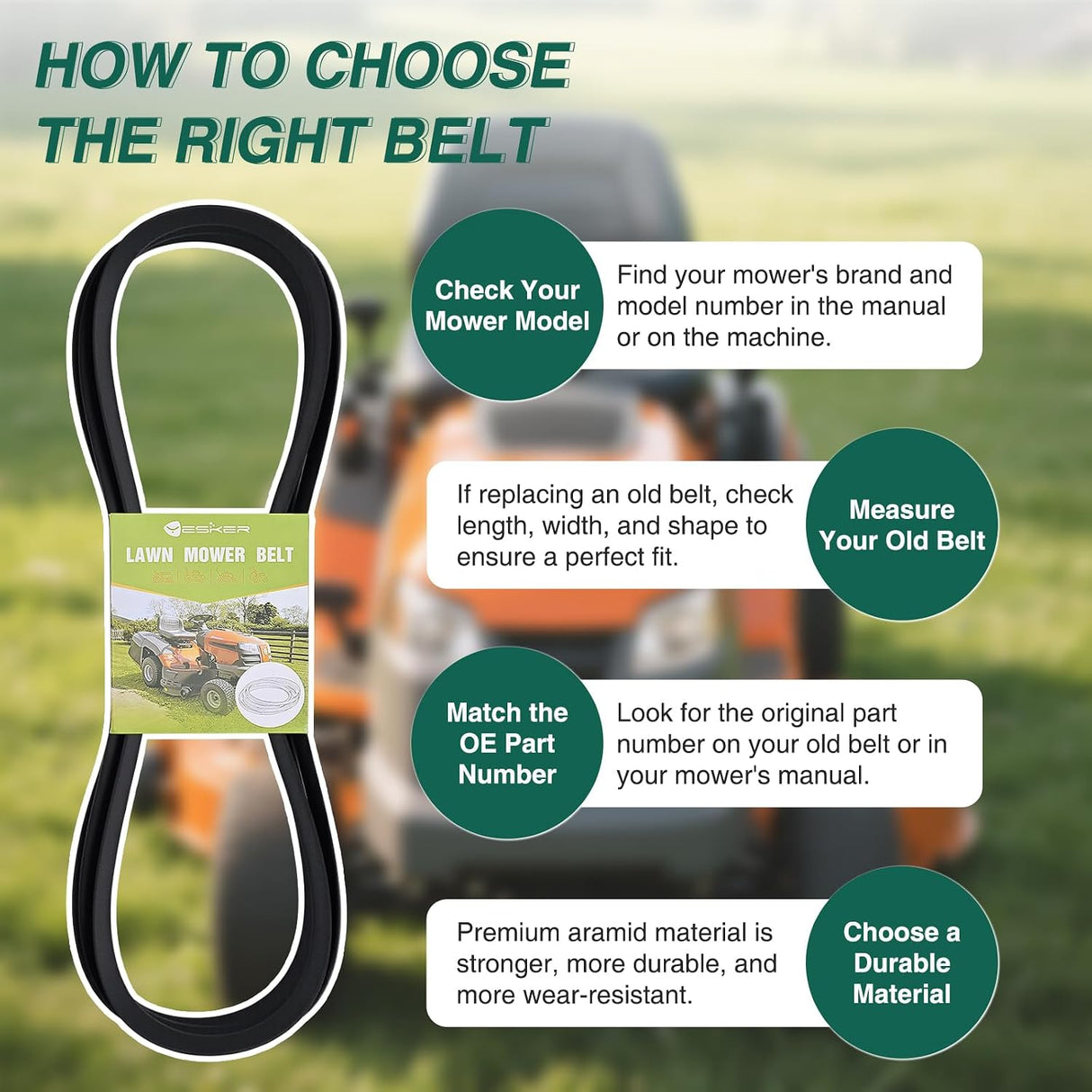 07200023 Drive Belt for Ariens ΙΚON-XD 52 Inch Deck Belts Length 145.5 Inch Lawn Mower Belts Fits Ariens ΙΚΟΝ-Χ ΙΚON-XD IKON-XL Zoom XL Gravely ZT ZTXL Zero-Turn Mowers Heavy-Duty Durable Aramid Cord
