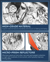 Headlight Assembly 2006-2010 Toyota Sienna Headlight Assembly Chrome Housing Amber Reflector Clear Lens