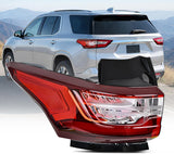 Taillight Assembly Compatible with 2018 2019 2020 2021 Chevy Traverse LED Outer Tail Light OE Style Rear Outer Lamp Replacement Driver Side