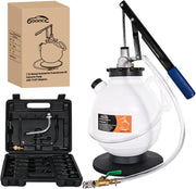 Transmission Fluid Pump Kit 7.5L Automotive Manual Oil Pump Extractor ATF Refill Dispenser Transfer Pump with 15 ATF Filler Adapters 2Gal Oil Filling Filler System Fluid Extractor Pump Tool Kit