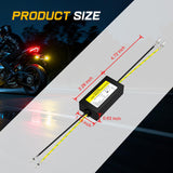 Motorcycle LED CANbus Decoder, 14W Anti-Flickering Harness Load Resistor Turn Signal Error Canceller, Pack of 2