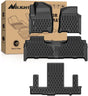 TPE Floor Mats for Chevy Tahoe GMC Yukon Denali Cadillac Escalade Bucket Seats 2021 2022 2023 2024 2025 2026 All Weather Custom Fit Heavy Duty Floor Liners