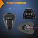 LED Cab Marker Lights 5 PCS 16 LED Smoke Lens Amber Clearance Roof Running Light Compatible with 1999-2016 Ford E150 E250 E350 E450 E550 F150 F250 F350 F450 F550 Super duty