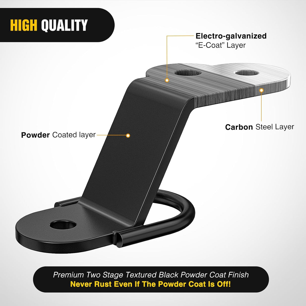 ATV/UTV Three-Way Hitch 3500lbs Three-Way Lawn Mover Adapter 3 Inch Drop/Rise, Heavy Duty Universal ATV Hitch Attachments, Trailer Hitch Adapter