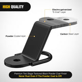 ATV/UTV Three-Way Hitch 3500lbs Three-Way Lawn Mover Adapter 3 Inch Drop/Rise, Heavy Duty Universal ATV Hitch Attachments, Trailer Hitch Adapter