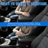 Center Console Cover for Nissan Altima 2013-2018 Armrest Cushion | for Altima 2013 14 15 16 17 2018 Accessories Nappa Leather Armrest Cover for Car Waterproof Anti-Scratch Arm Rest Pad, Black