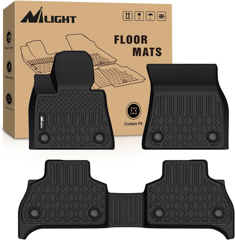 TPE Floor Mats for BMW X5 G05 (5 Seaters Only) 2019 2020 2021 2022 2023 2024 2025 2026, All Weather Custom Fit Heavy Duty Floor Liners