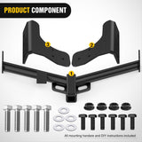 2 Inch Receiver Tow Hitch for Toyota RAV4 2006-2018 | Class 3 Trailer Hitch for 2006 2007 2008 2009 2010 2011 2012 2013 2014 2015 2016 2017 2018 Black Powder Coated