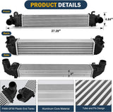 Intercooler Compatible with Chevrolet Equinox GMC Terrain 2018 2019 2020 2021 2022 1.5L Turbocharged, Aluminum Turbo Intercooler Charge Air Inter Cooler Replace# 18103, 84454110, GM3012116