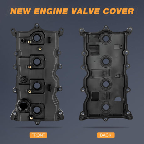 Engine Valve Cover with Gasket Kit for Nissan Altima 2007-2013 Sentra 2007-2012, 2.5L, Replace# 13264JA00A, 13270JA00A