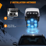 Boat Spotlight 60W 5000LM Magnetic LED Light 12V-24V Offroad | Remote Controlled 360° Rotating Spotlight with Magnetic Base for Boats Trucks Utvs Tractors Hunting and Search
