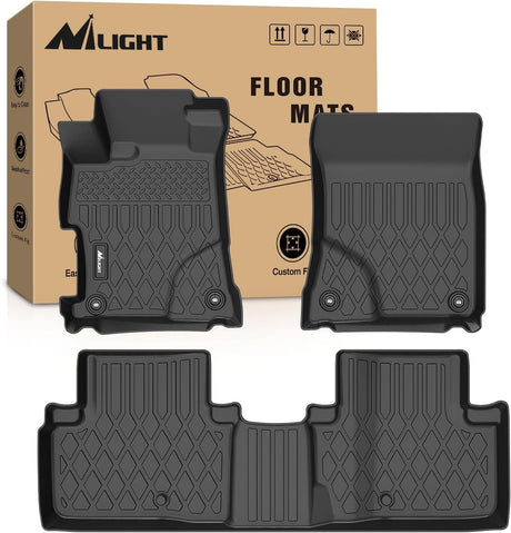 TPE Floor Mats for Acura ILX 2013 2014 2015 2016 2017 2018 2019 2020 2021 2022 2022, All Weather Custom Fit Heavy Duty Floor Liners