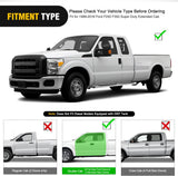Running Boards for 1999-2016 Ford F250 F350 Super Duty/Extended Cab 2 Full-Size Door & 2 Half-Size Door 6 Inch Side Step Nerf Bars Stainless Steel
