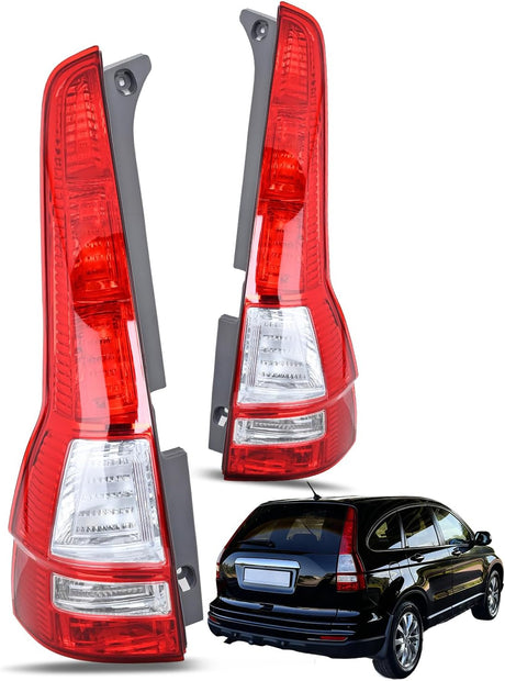Taillight Assembly Compatible with 2007 2008 2009 2010 2011 Honda CR-V Tail Light OE Style Rear Lamp Replacement Driver and Passenger Side