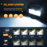 LED Light Bar 6.5Inch Triple Row Spot Flood Combo Beam Pod Cigarette Lighter Powered with Wiring Magnetic Base Fog Driving Work Roof Bumper Lights for Truck Tractor Golf Cart UTV