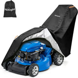 Push Lawn Mower Cover 87 Inch, Waterproof Walk Behind Mower Cover | 420D Heavy Duty Fabric, All-weather & UV Protection