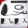 Wiring Harness Kit 14AWG Wire Harness Kit 1 Lead W/ Remote Controller Switch | 3 Fuses | 4 Spade Connectors