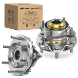 Front Wheel Bearing and Hubs Assembly for Toyota Tacoma 2005-2016 2017 2018 2019, 4Runner 2003-2016, FJ Cruiser 2007-2009, Hilux 2005-2017, 2WD Only, 6 Lugs w/ABS-950-004 2Pack
