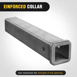 Hitch Adapter 2 Inch x 12 Inch Combo Bar Trailer Receiver Tube Weld-on Raw Steel Hitch Bar