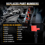 Ignition Coil Pack DG511 Fit for Ford F150 F250 F350 Super Duty Expedition Explorer Lincoln Navigator Mark Mercury 1999 2000 2001-2008 4.6L 5.4L V8 V10 OE# C1541 FD508 Ignition Coils Set of 8