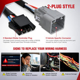 Wiring Harness Kit Brake Controller Wiring Harness Adapter for Ram 1500 2500 3500 Dodge Pickup 2010 2011 2012 Factory Towing Package Required Towing Hitch Trailer RV