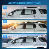 in-Channel Rain Guards for GMC Terrain 2010-2017, 4PCS | Window Deflectors Window Visors for Fresh Air Circulation, GMC Terrain 2010 2011 2012 2013 2014 2015 2016 2017, Smoke Tinted